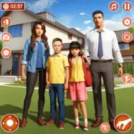 Virtual Family Mother Sim Game